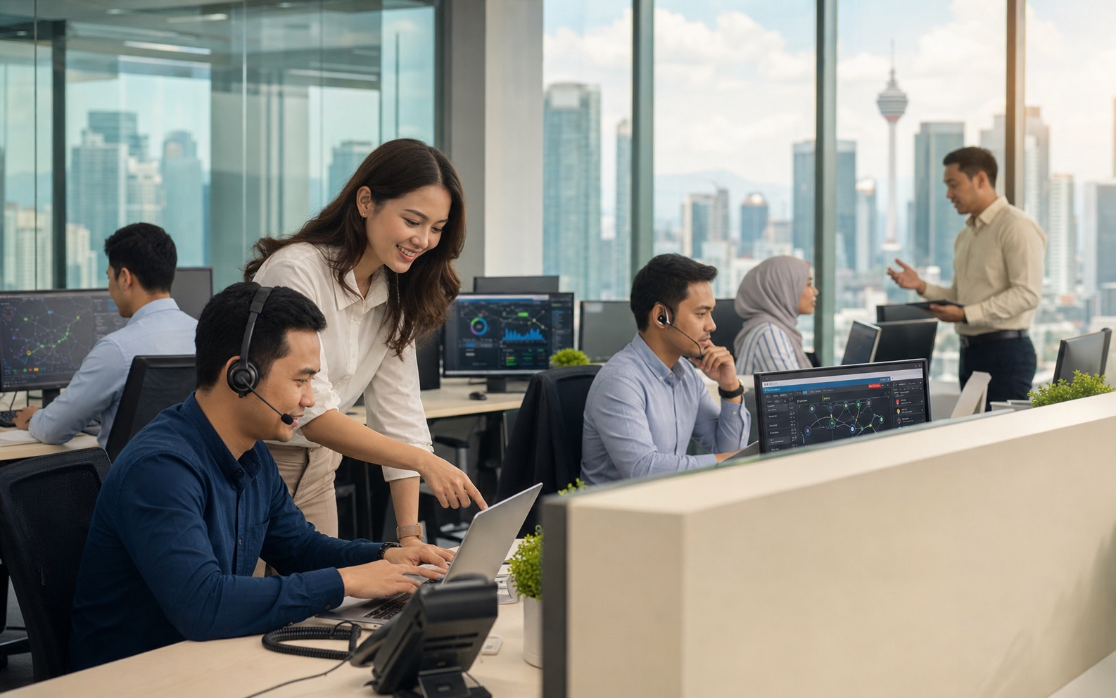 MYITG Malaysian telecom team workspace